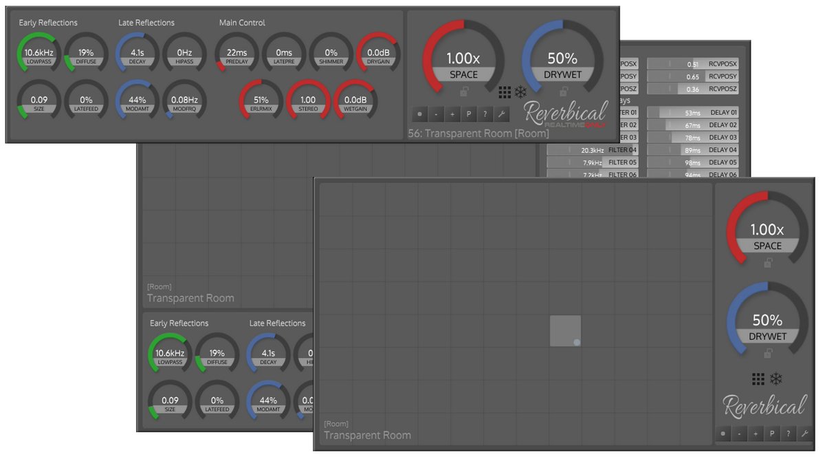 End of the year sale! Reverbical VST/AU/AAX 50% off, for 29€ / 34$. Download the demo at realtimeonly.com