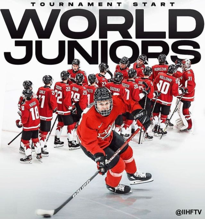 IIHFTV's tweet photo. Happy World Juniors Day! 🙋🏼‍♂️ #WorldJuniors https://t.co/DrNDfQENYi