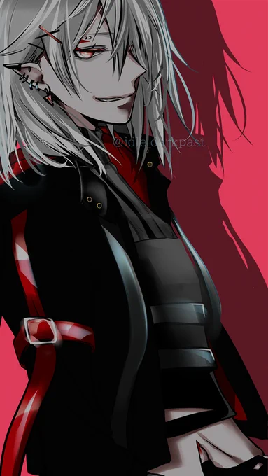 BG髪型にコントレイル衣装合わせてみた #KuzuArt https://t.co/sBMZSXmSTG 