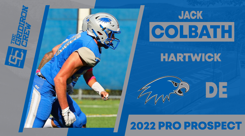 Gridiron_Crew's tweet photo. ⚠️ Attention Pro Scouts, Coaches, GMs, and Agents ⚠️

You need to look at 2022 Pro Prospect, Jack Colbath @jackcolbath, a DE from @HartwickFball

#2022ProProspect #TGC #NFLDraft #ProFootball 🏈

👀 View our Interview: https://t.co/l6vwwxJUpF https://t.co/CidoQ73b6I