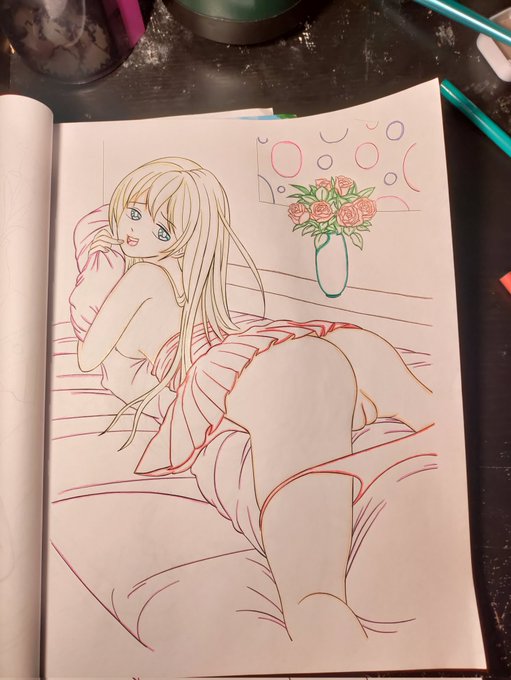 Only an outline but still 😍 #sexypose #Animehentai #AnimeArt https://t.co/aBmXfJIMek<a href="/tag/sexypose"class="tags">#sexypose</a><a href="/tag/animehentai"class="tags">#Animehentai</a><a href="/tag/animeart"class="tags"><span>#animeart</span></a>