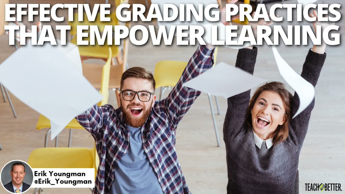 teachbetterteam's tweet photo. Empowering #reflection about progress & #goalsetting & not penalizing rough-draft thinking that occurs during the learning process inspires curiosity, risk-taking, exploration, deliberate practice, & sharing work. https://t.co/9Uu6Lu2EtW via @Erik_Youngman #GradingPractices https://t.co/eq6Kl0wDPd