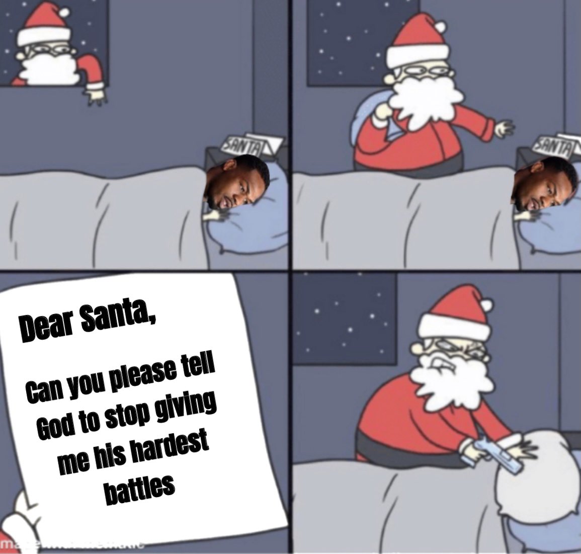 Even Santa had enough of Jon Jones