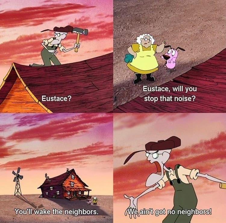 Eustace was always fighting for his own brand of peace.
