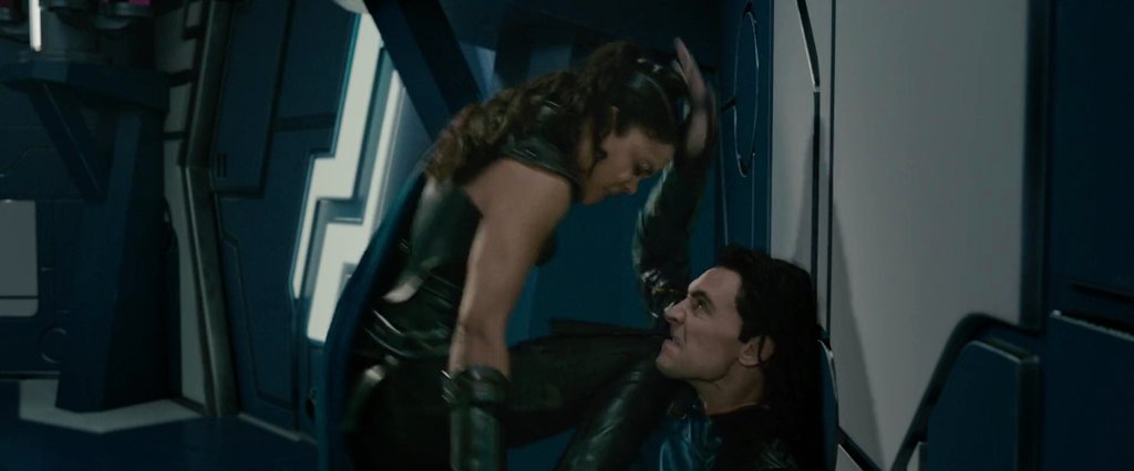 bestoftwh's tweet photo. Loki &amp; Valkyrie in “Thor Ragnarok” https://t.co/pX8xyMCq6k