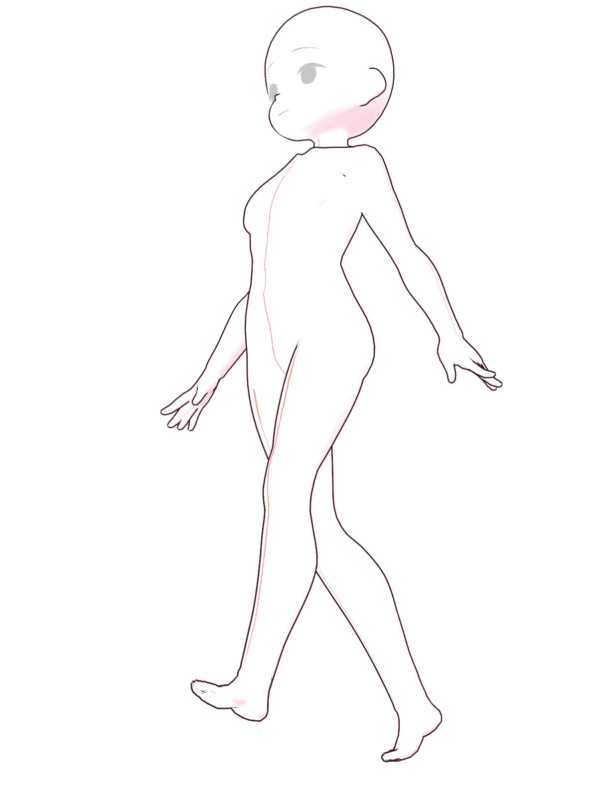 トレス素材ポーズ集 Illust Pose Twitter