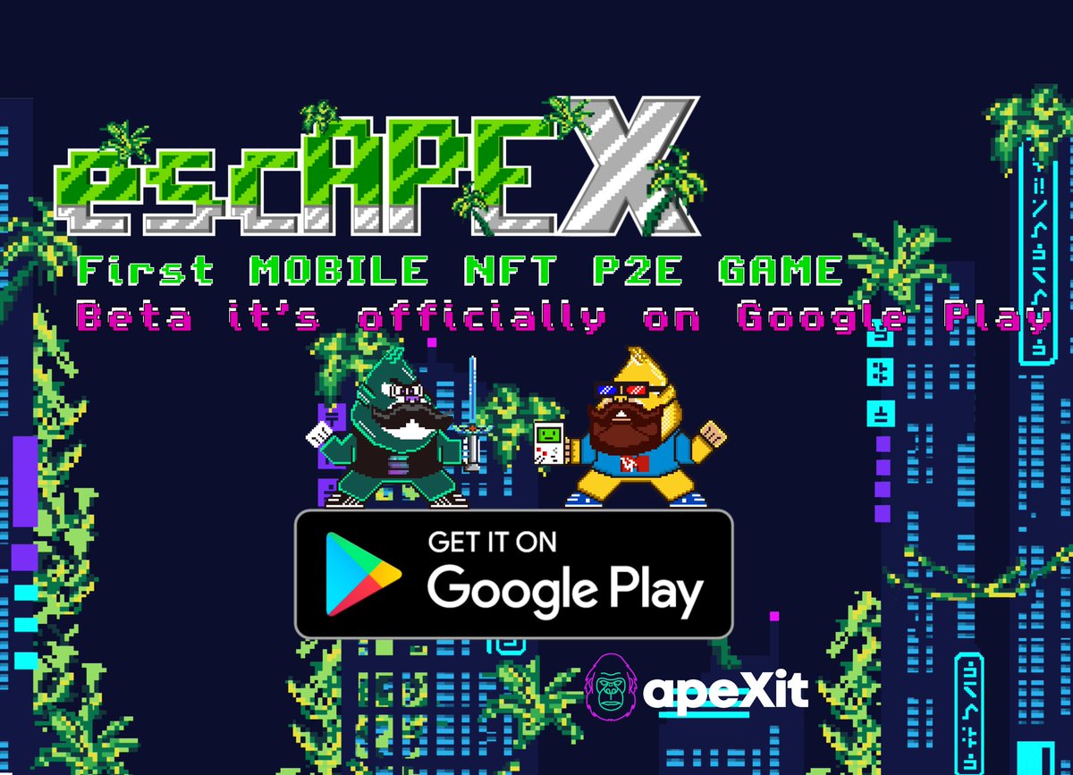 apeXit_finance's tweet photo. Hey Apes, our first EscApex beta tournament is over. The winners are announced in our discord.
Hope your ape won. 🎮🐒
#Solana #P2e #Apexit. https://t.co/gsqTifNTHo