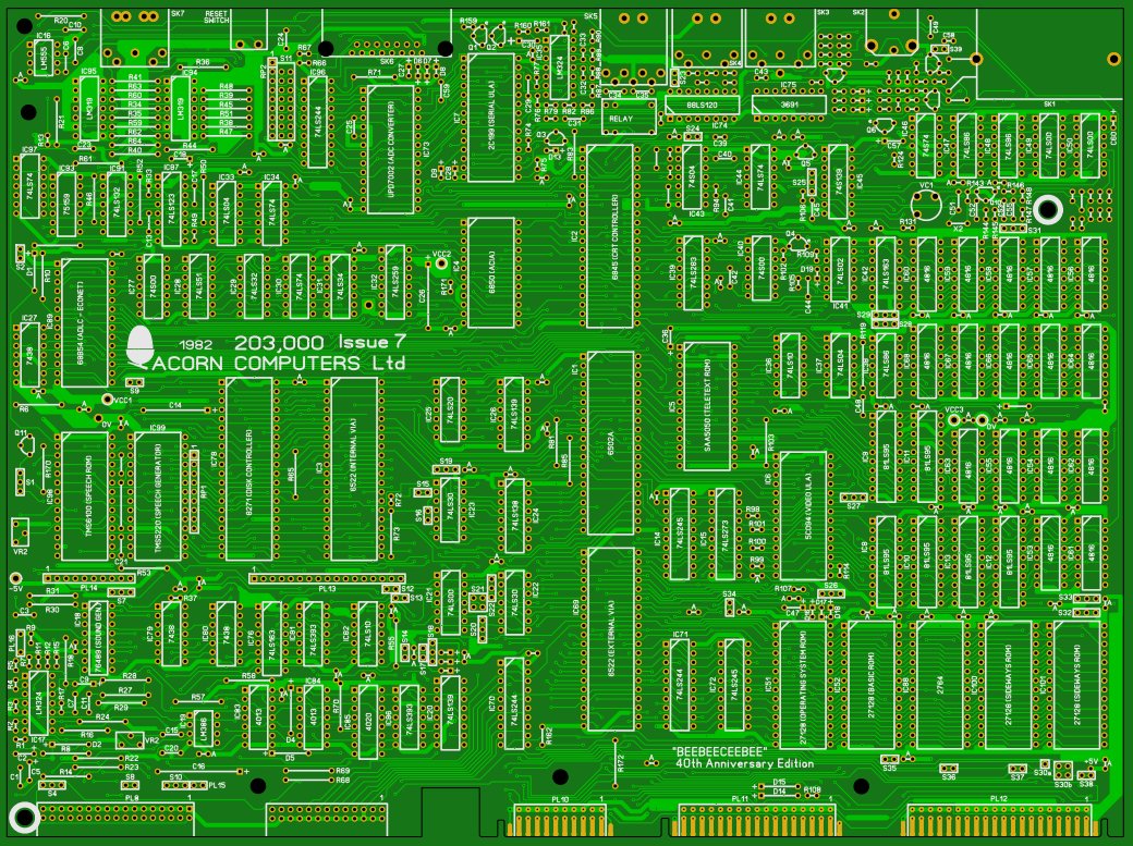 PeepoUK's tweet photo. The old girl is 40, so time to give her some love. #BEEBEECEEBEE #retro #NewPCB. Will send for prototypes soon. 😁 https://t.co/IH2SA8MLfU