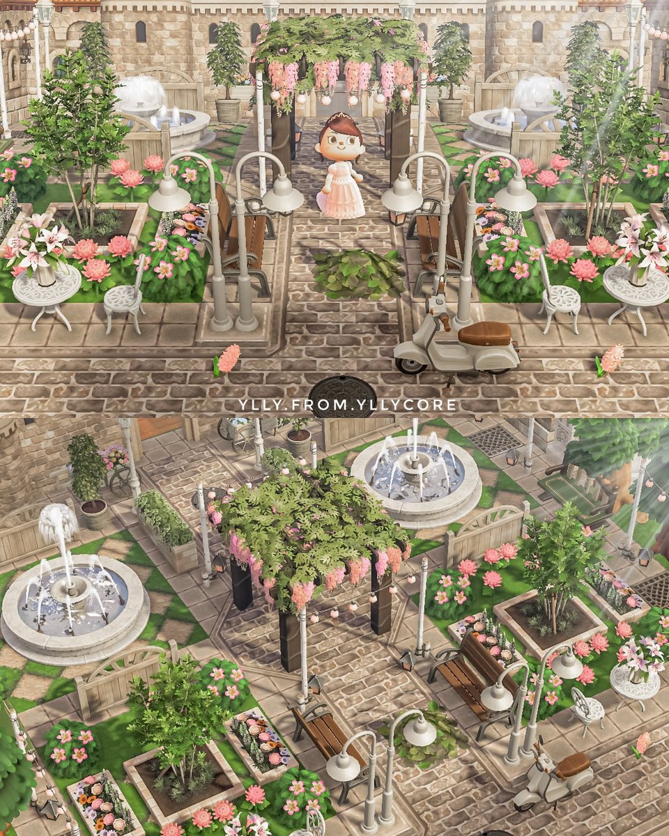 YLLY_COZY_GAMES's tweet image. Welcome in my new island Atypical and this is my new entrance 🌸🌿🌸🌿
#ACNH #AnimalCrossingNewHorizions #AnimalCrossingDesigns #acnhinspo #AnimalClossing 
Credits in the comment🌸🌿