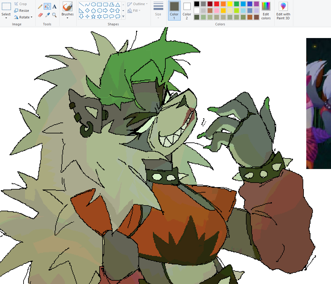 kirbscuit's tweet photo. ( wip) Damnn Daniel .. back at it again with the white vans https://t.co/3EKKS8E8Yh