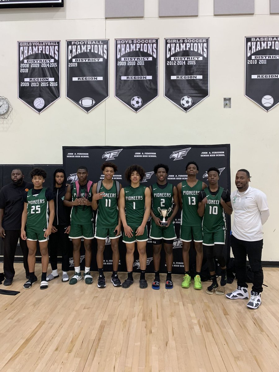 Thank you <a href="/fergboysbball/">Ferguson Boys Basketball</a>  for the invitation. 

Congratulations to our Varisty Pioneers! 
2021 Falcon Classic Champions