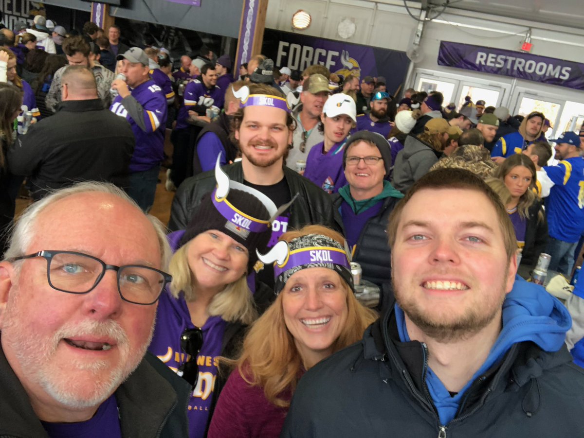 mpmlciowa's tweet photo. First Minnesota Vikings game live!   #skol https://t.co/zs38E3Xxm9