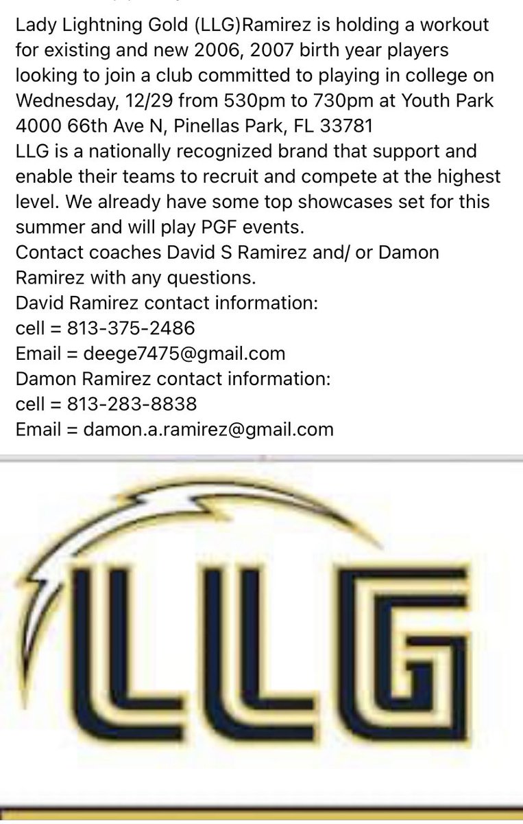 Great opportunity for 2006’s and 2007’s