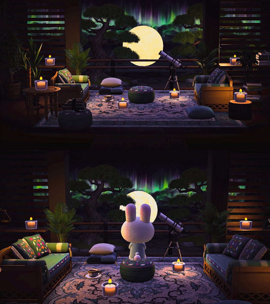 tropikitch's tweet photo. Ruby wanted a place to admire the moon🌙
#ACNH  #ACNHDesign #acnhinspo #AnimalCrossing https://t.co/kKkfxWAfnz
