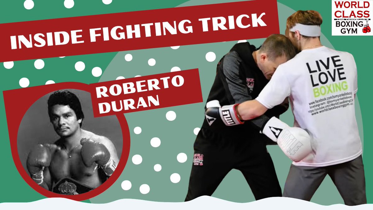 TomYankello's tweet photo. Check out this #insidefighting tactic often used by the great #robertoduran by watching my latest #youtube release! #boxingtactic #boxingtechnique #boxing #boxinglesson #boxingdrill #boxingteacher #boxingcoach https://t.co/7Eg2eudpUf https://t.co/yUAVgPdgge