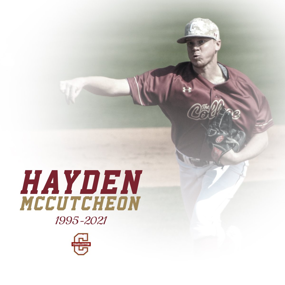 Cougar baseball and the CofC Athletics family mourns the loss of Hayden McCutcheon, a three-year standout for the Cougars who passed away on Thursday.

Our thoughts and prayers are with Hayden’s family during this difficult time. You will always be a part of our family, Hayden.💔