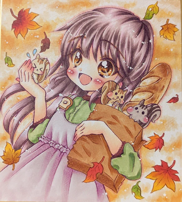 #2021年自分が選ぶ今年の4枚  悩みましたがこの4枚で!オリキャラの2人が生まれたイラストや初めて100頂いたイラストなど…って感じです!来年も色んな表情描いていきたいです。