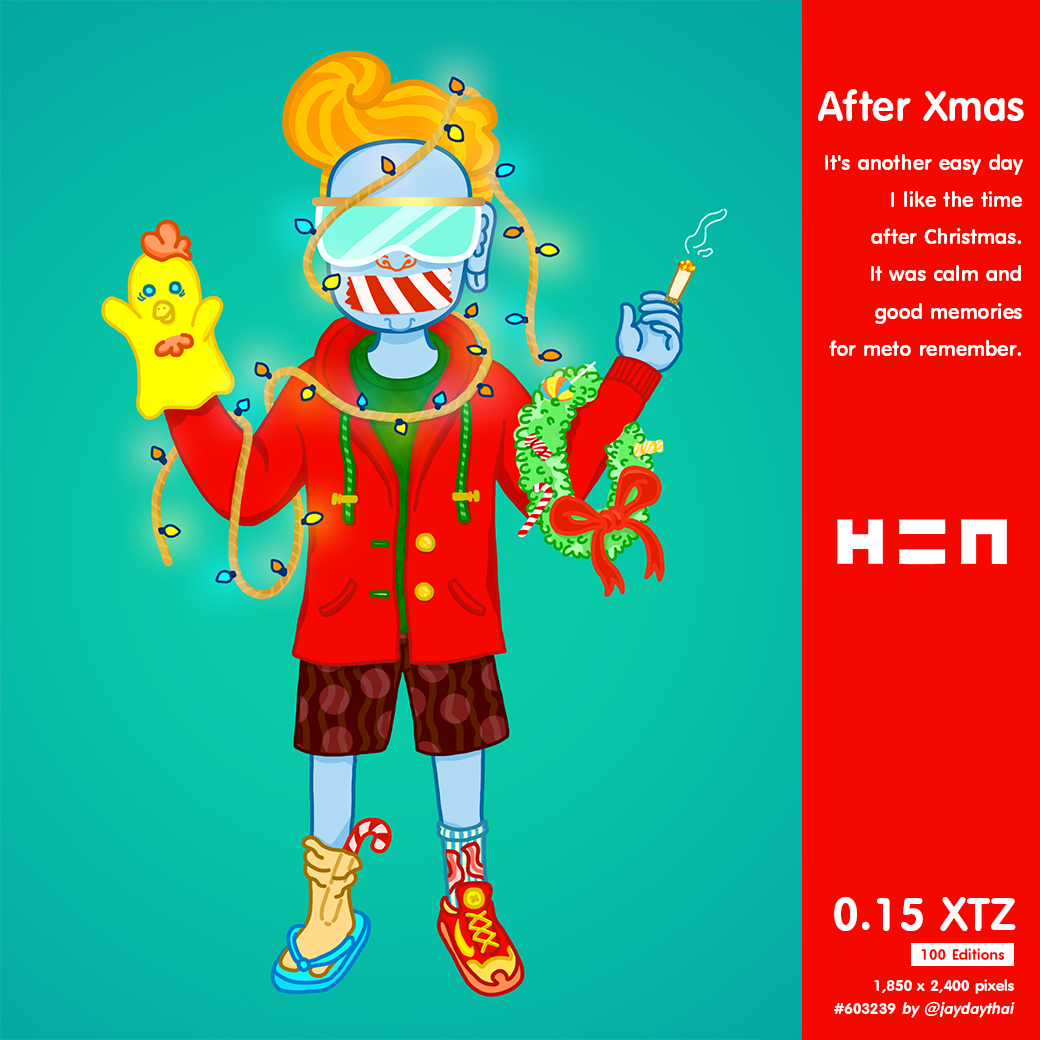 jaydaythai's tweet photo. 🎄After Xmas🍻

0.15 tez
99/100 Editions
OBJKT #603239

💸https://t.co/Vp8AS69lsD
🤜🏼https://t.co/vr3WRYaVBj
🍾https://t.co/ROJsgcBA6e

#NFTCommunity #nftcollectors #NFTs #Xtz #tezos #tezosnft #nftasia #hicetnunc2000 #objktco https://t.co/SdszPIobar