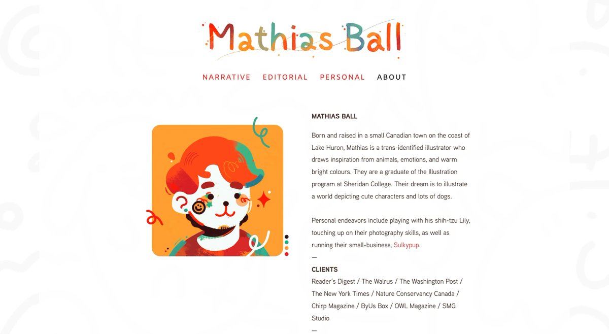 p_folios's tweet photo. 💙🕶
𝐏𝐨𝐫𝐭𝐟𝐨𝐥𝐢𝐨 𝐨𝐟 𝐭𝐡𝐞 𝐝𝐚𝐲: Mathias Ball @MathiassJB 
𝐓𝐢𝐭𝐥𝐞: Illustrator
𝐁𝐮𝐢𝐥𝐭 𝐰𝐢𝐭𝐡: @squarespace 
𝐒𝐭𝐲𝐥𝐞𝐬: Multiple Page, Sans Serif, Duo Color, UI Interaction, Simple, Minimal

𝐕𝐢𝐬𝐢𝐭: https://t.co/kRIdvB8Alb https://t.co/rOyFIAlT7r