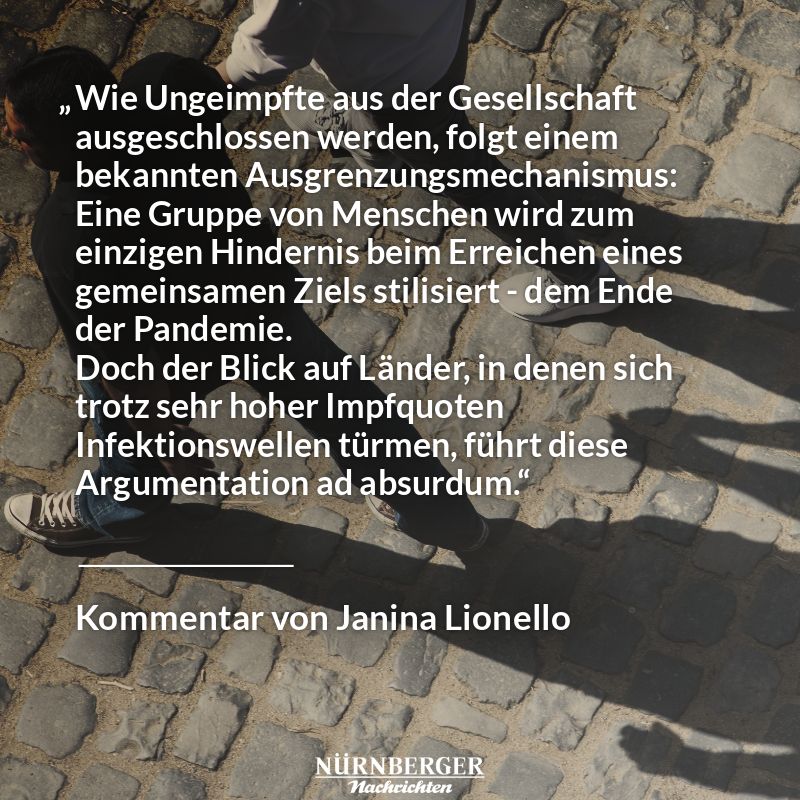 Mein Kommentar zur Ausgrenzung von Ungeimpften.⬇️
nordbayern.de/politik/ausgre…