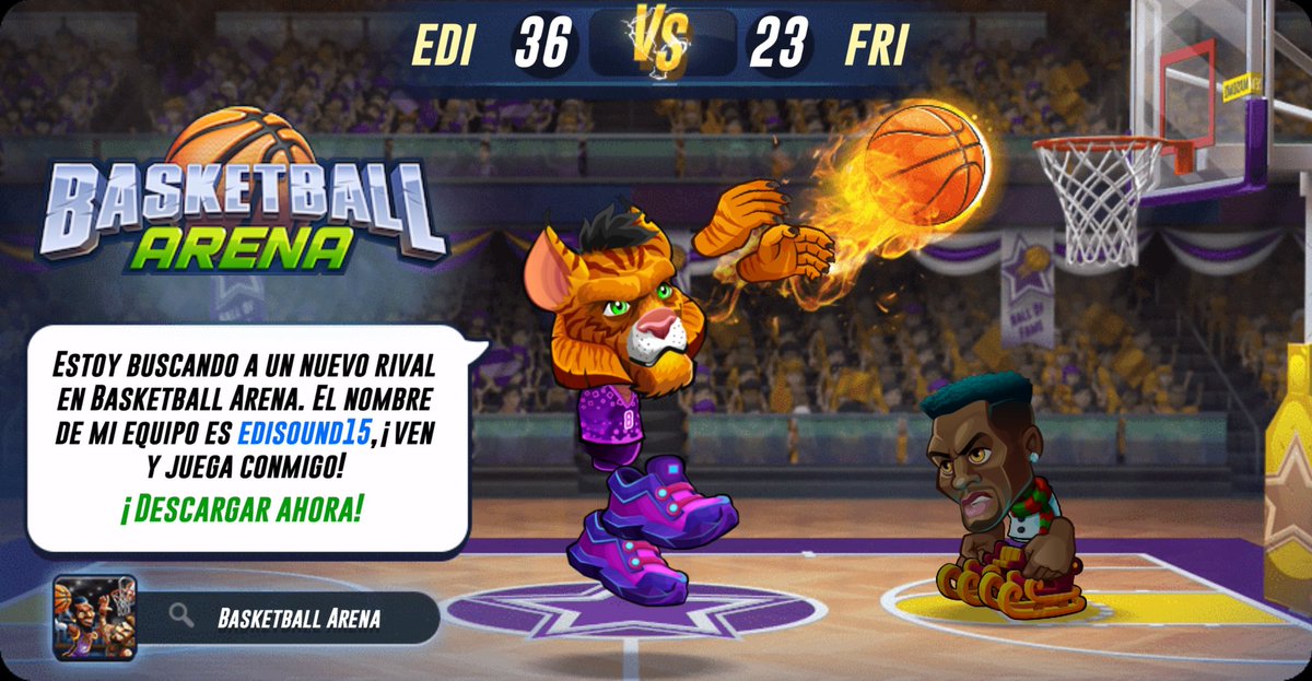 EDISOUND1985's tweet photo. Basketball Arena. El nombre de mi equipo es edisound15. ¡Ven y juega conmigo! ¡Descarga el juego ahora! https://t.co/bcAsqLCvIQ #basketballarena @basket_arena https://t.co/a5gFvweNW9