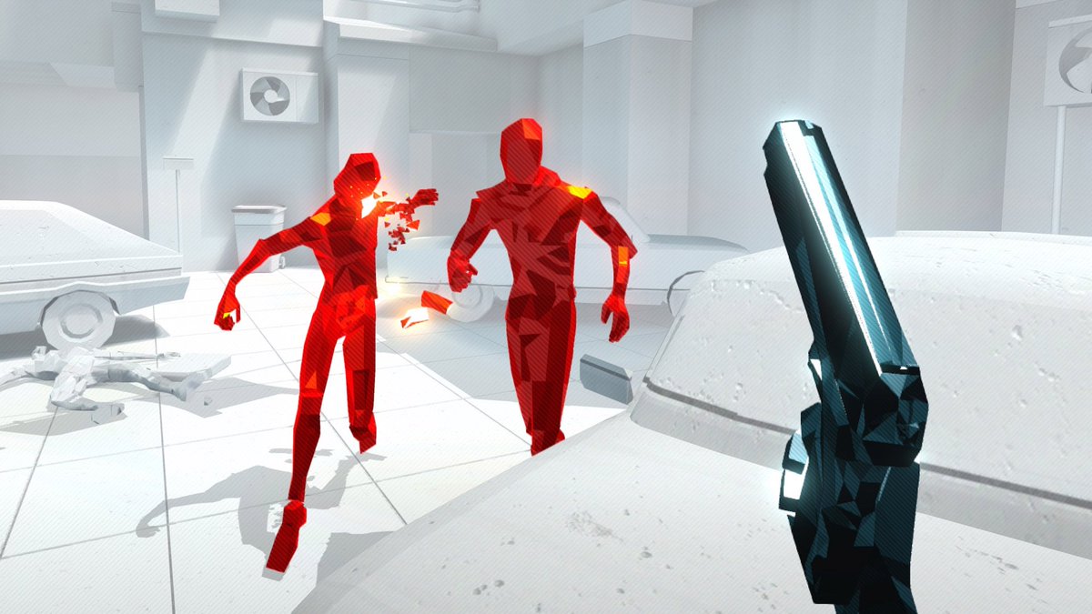 Superhot uses a Matrix-like bullet time to let you dodge incoming attacks and aim your shots with precision 

no other VR game will make you feel this cool
