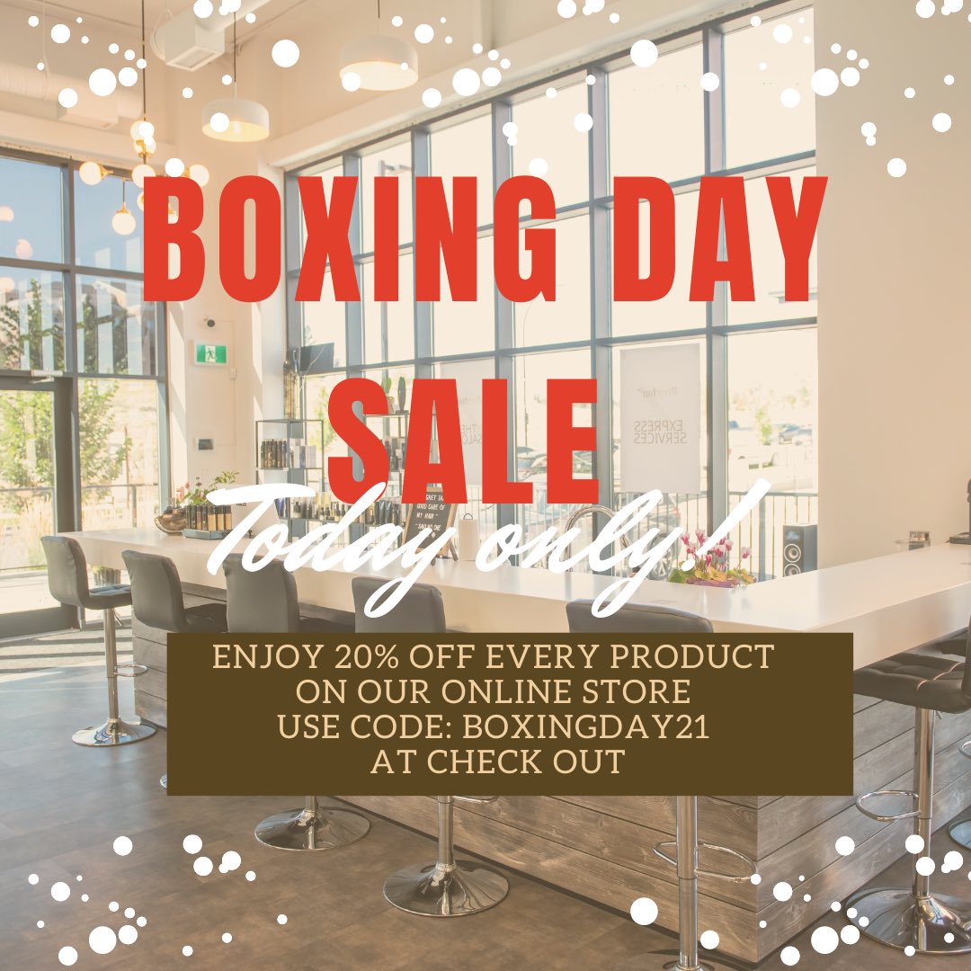 Boxing Day sale online only! #yyc #BoxingDay #Calgary #onlineshopping