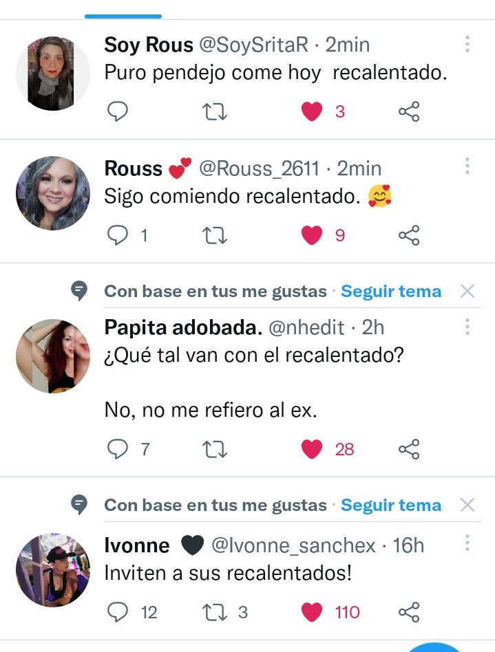 cositamosha_fan's tweet photo. Jajajaja 🤣 hasta los twits pasan a ser recalentados al ser del mismo tema 😅 @SoySritaR @Rouss_2611 https://t.co/iSdgXM7TSC