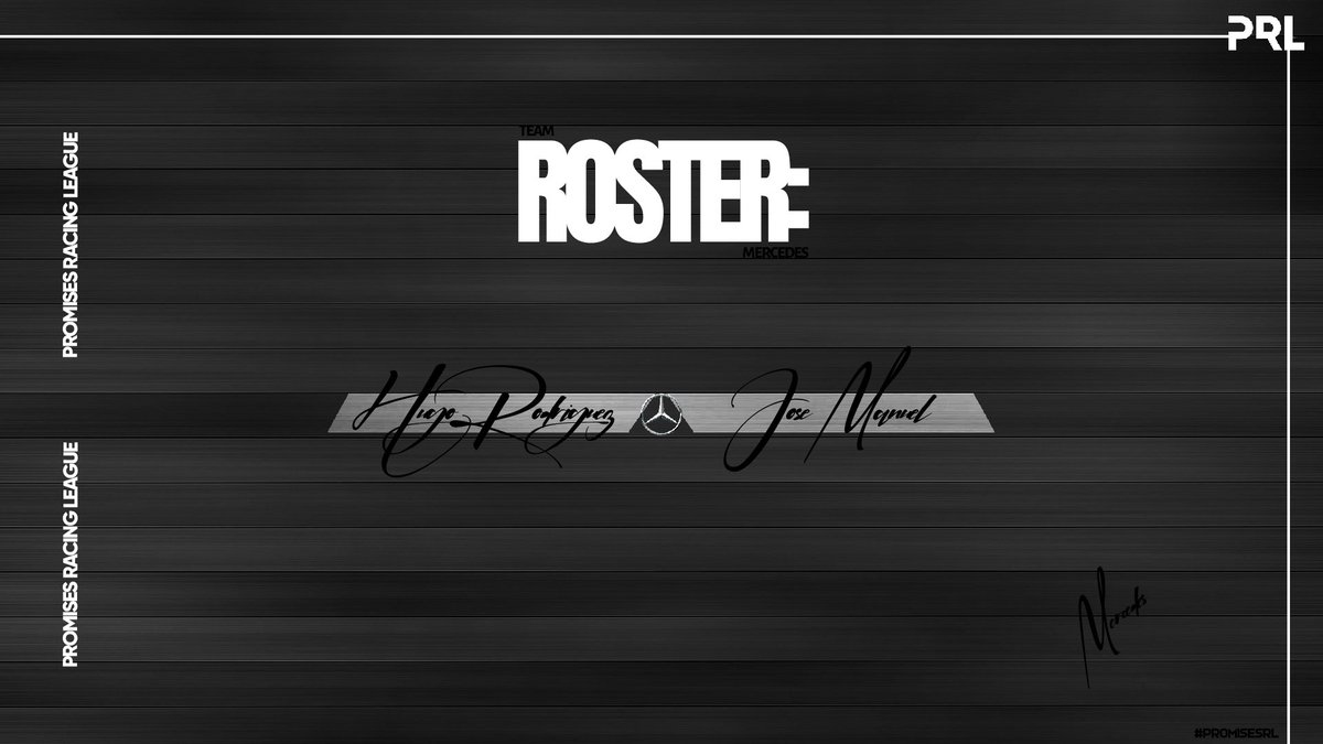 Promises_RL's tweet photo. 🔥ROSTER MERCEDES🔥

@danyg91 Sera el manager que tratará de llevar esta dupla a lo mas alto de la competición, formada por @SKZR_arTex y @Josemanuel_2802 

¿Lo conseguirán?🧐 https://t.co/0PR53zuCC5