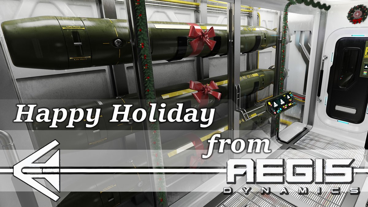 RobertsSpaceInd's tweet photo. The clock is ticking until the #MaxSleighload Manufacturer Season's Greetings contest is over! Show us what you’ve got for a chance to win a ship bundled with LTI (in-game lifetime insurance). For full rules: https://t.co/qTTkX64qeZ https://t.co/jgcTXFRReK