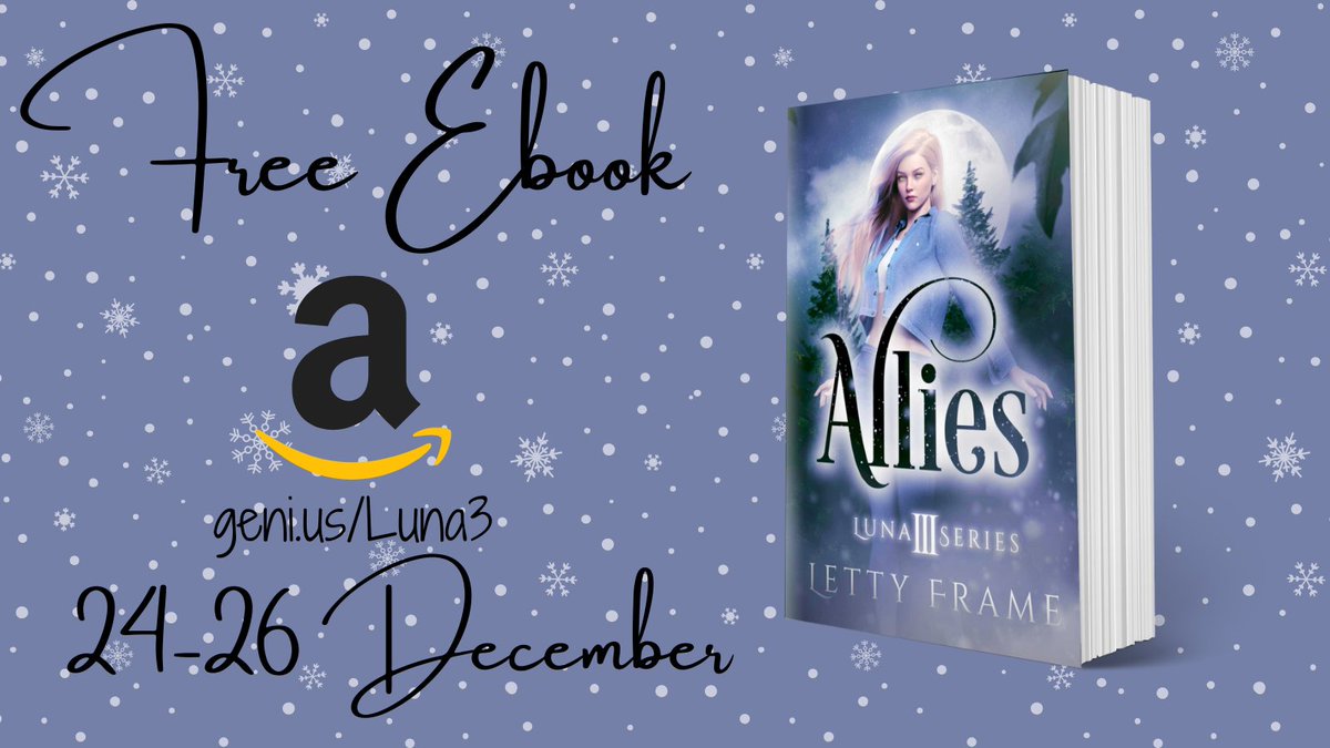 Last chance to snag your free copy of Allies! Grab it on Amazon: geni.us/Luna3

#allies #freebie #christmasgift #ebook #freeebook #booklover #bookstagram #writersofinstagram #authorsofinstagram #authorsofig #free