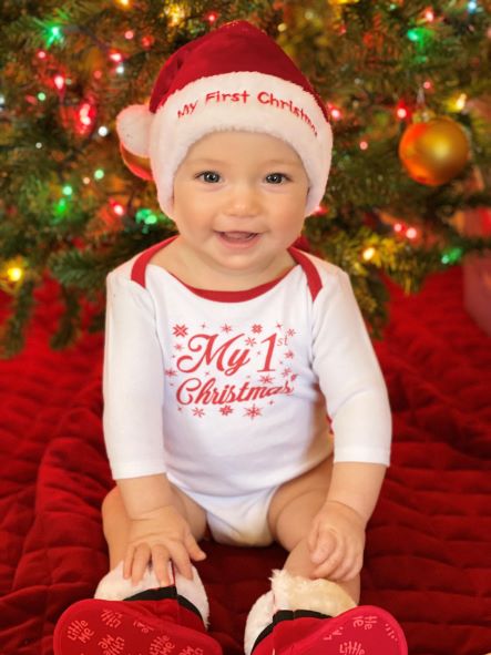 I hope you had a Merry Christmas. #blessed #george #firstchristmas #sixmonths