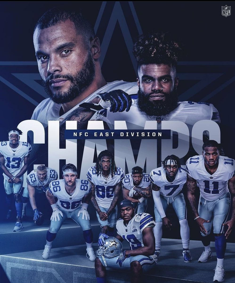 dallas cowboys nfc east champs 2021