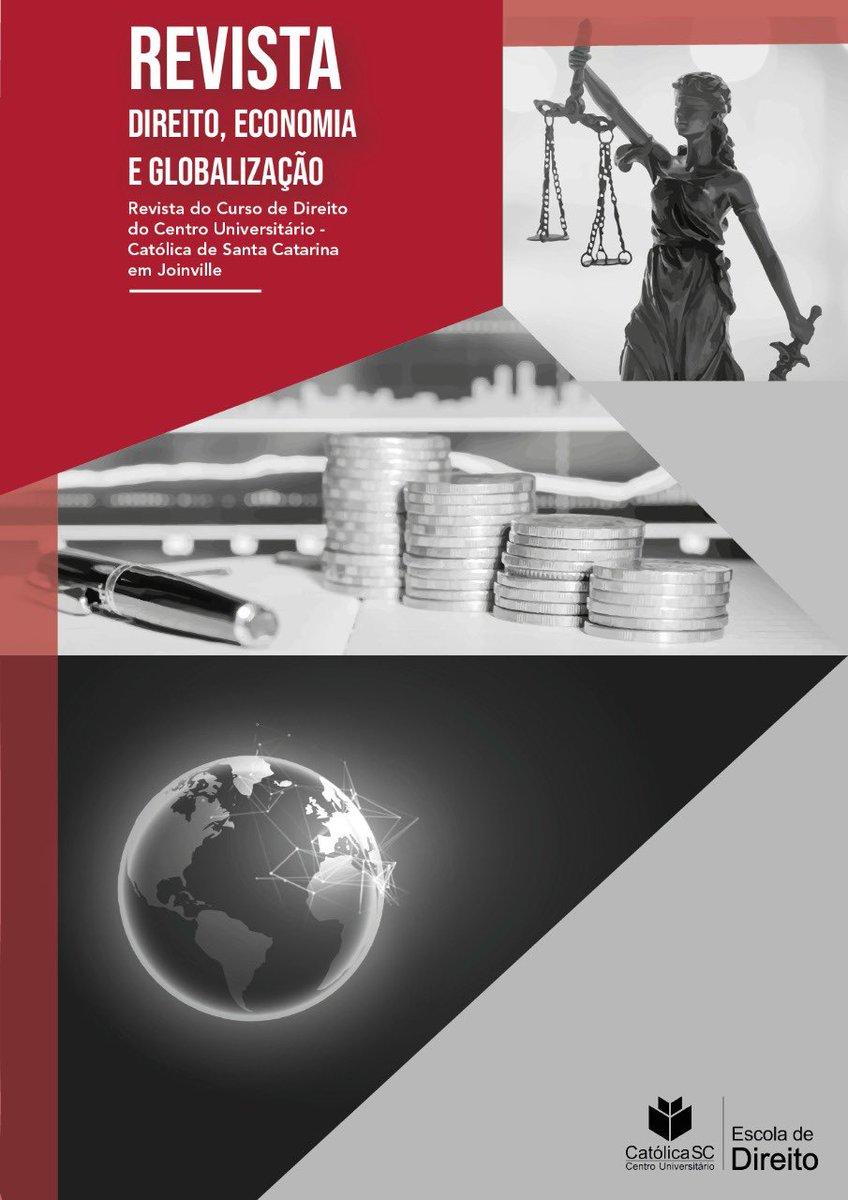 Com imensa satisfação informamos que já foi publicada a 2ª Edição do Volume 1 da Revista Direito, Economia e Globalização (ISSN 2763-9517) do Curso de Direito da Católica de SC.

O link para acesso a mesma é: revistadedireito.catolicasc.org.br/index.php/revi…

Boa leitura a todos.

<a href="/CatolicaSC/">Católica SC</a> <a href="/LincolnZub/">lincoln.zub@gmail.com</a>