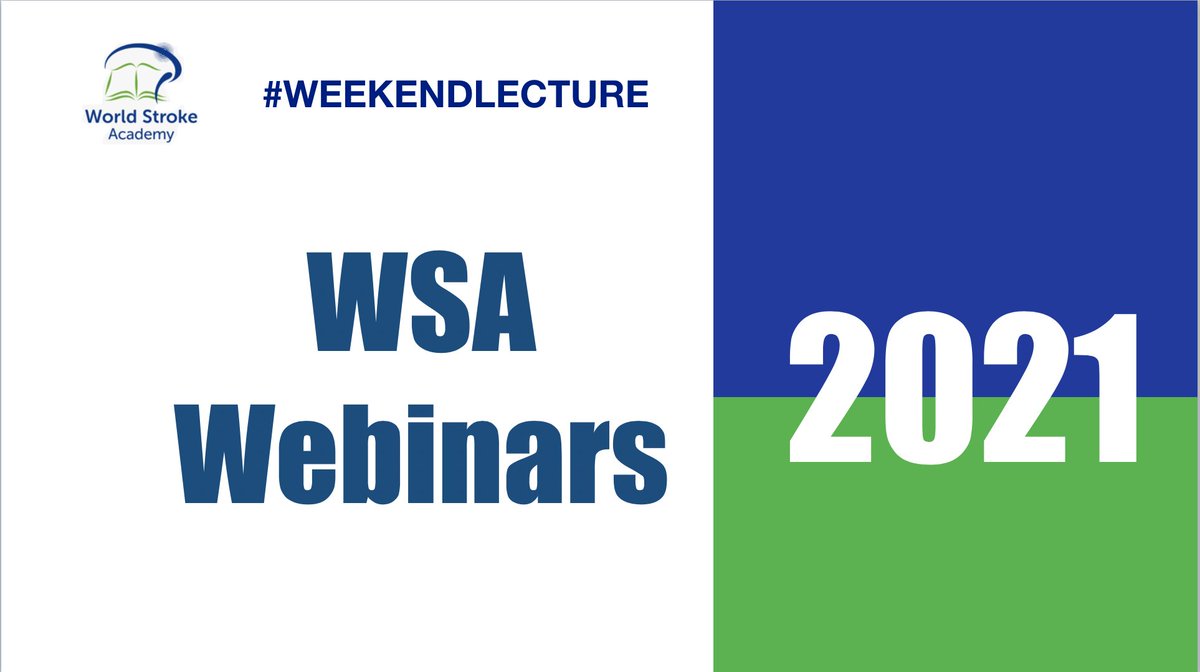 WorldStrokeEd's tweet image. #WeekendLecture
#WSAwebinars

Throughout 2021 the @WorldStrokeEd  and @WorldStrokeOrg have organized high quality #webinars covering important daily practice issues in #stroke prevention, acute management, organization, understanding, etc

We invite you to check this material!