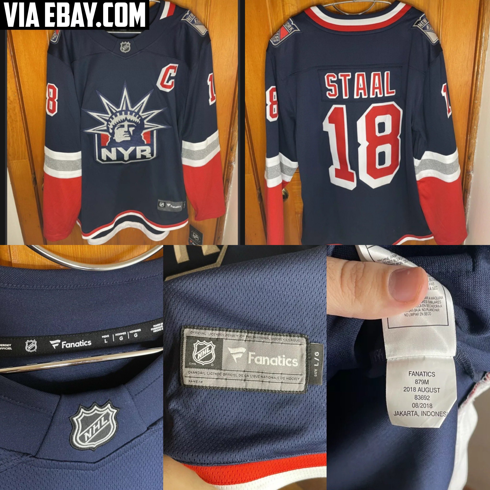 New York Rangers Reverse Retro Jersey Available No