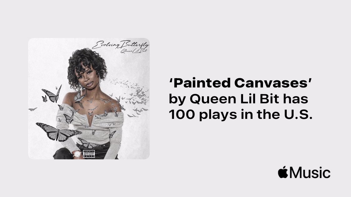 QueenGLilBit's tweet photo. Just passed a new Milestone on @AppleMusic. Thanks for listening!
https://t.co/0k9XUrH9rS 🦋 https://t.co/4Oxh7oGWY1