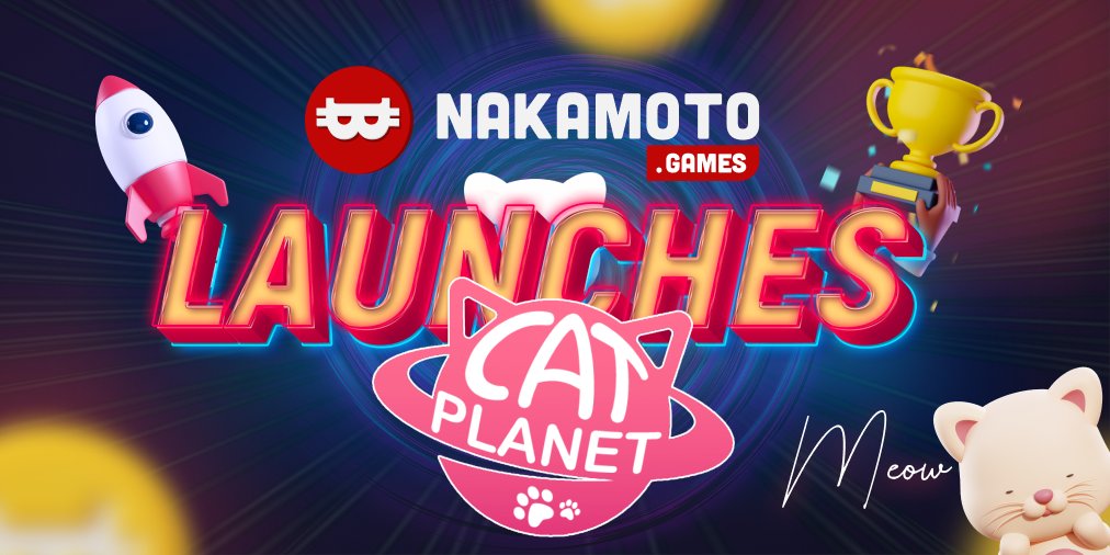 Nakamoto Games launches #Cat #Planet. It's the second #Christmas #Day and the $NAKA #Team keeps pushing. Two days ago we launched the #Escape pre-view, yesterday we started our #Christmas #Campaign and today another #game rolls out. Over 100 #games will be launched in 2022. #play