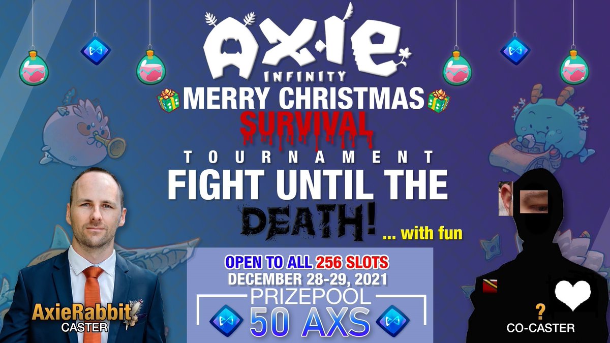 MonsieuRabbit's tweet photo. ❤️MERRY CHRISTMAS FAMILY👀
👉Guess who is she/he... (4) 👀
If you want join or know if you're in, join our discord and check the tournament section 👇🔥
https://t.co/Sd9GCal0LH
🐰Did you see the trailer?👉 https://t.co/AcNpk63b6L
@AxieInfinity 
  #MerryChristmasSurvival 👆 https://t.co/lXoFiuRArm