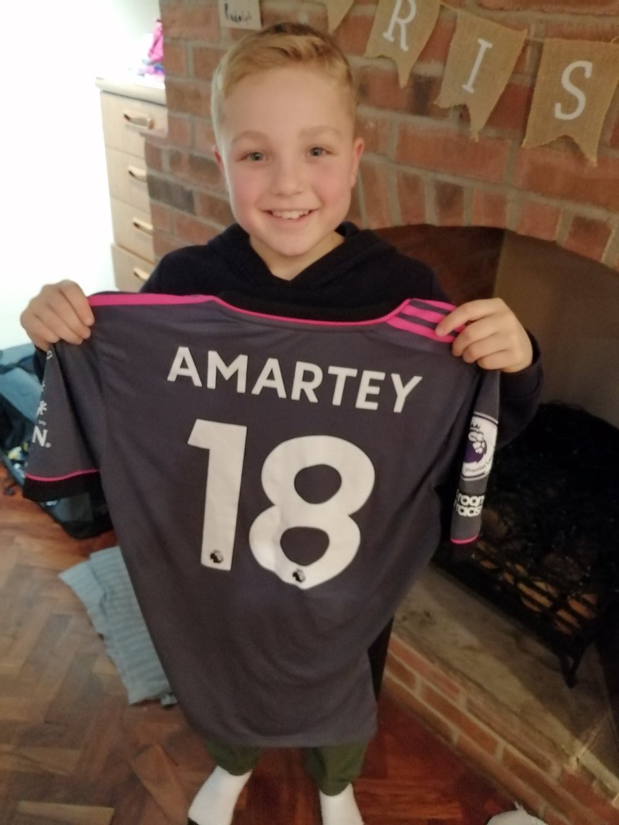 <a href="/DanAmartey/">Dan Amartey</a> thanks for the shirt today. You made 9 year old Ewan v happy
