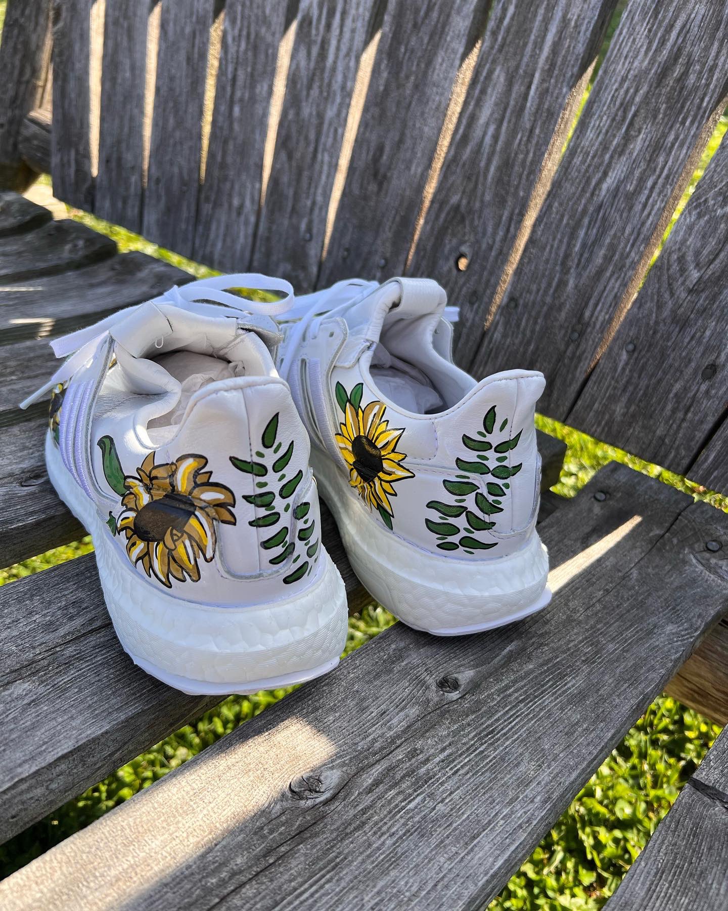 Custom sunflower deals shoes