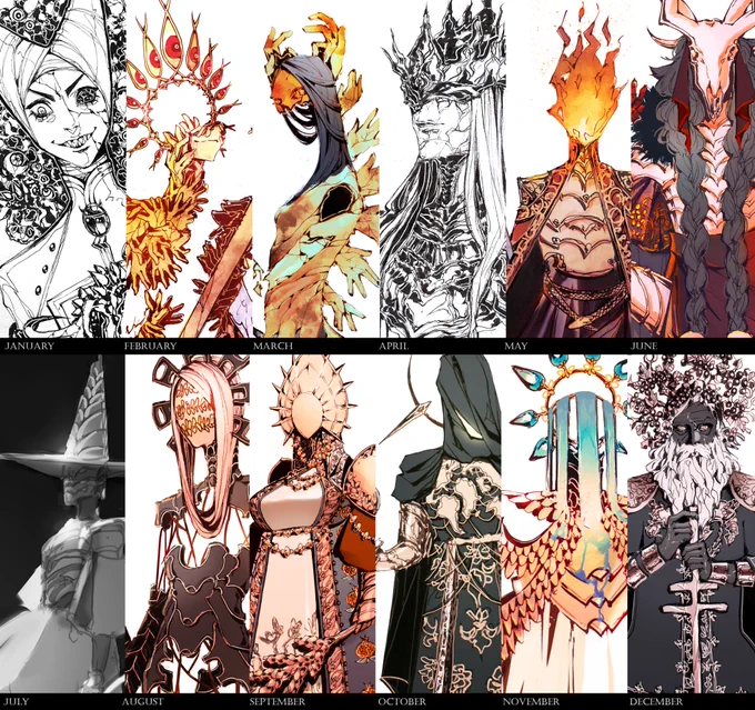 2021 Art Summary
Wait, it's ALL character design? 