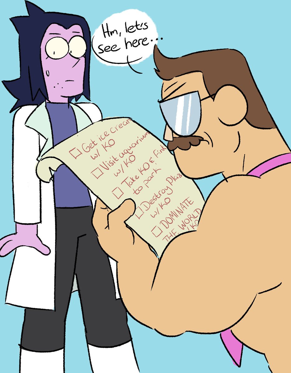 ya_zary's tweet photo. 'twas a commission-- Mr. Gar does not approve of Venomous' dad activities #professorvenomous #mrgar https://t.co/P975o6zreP