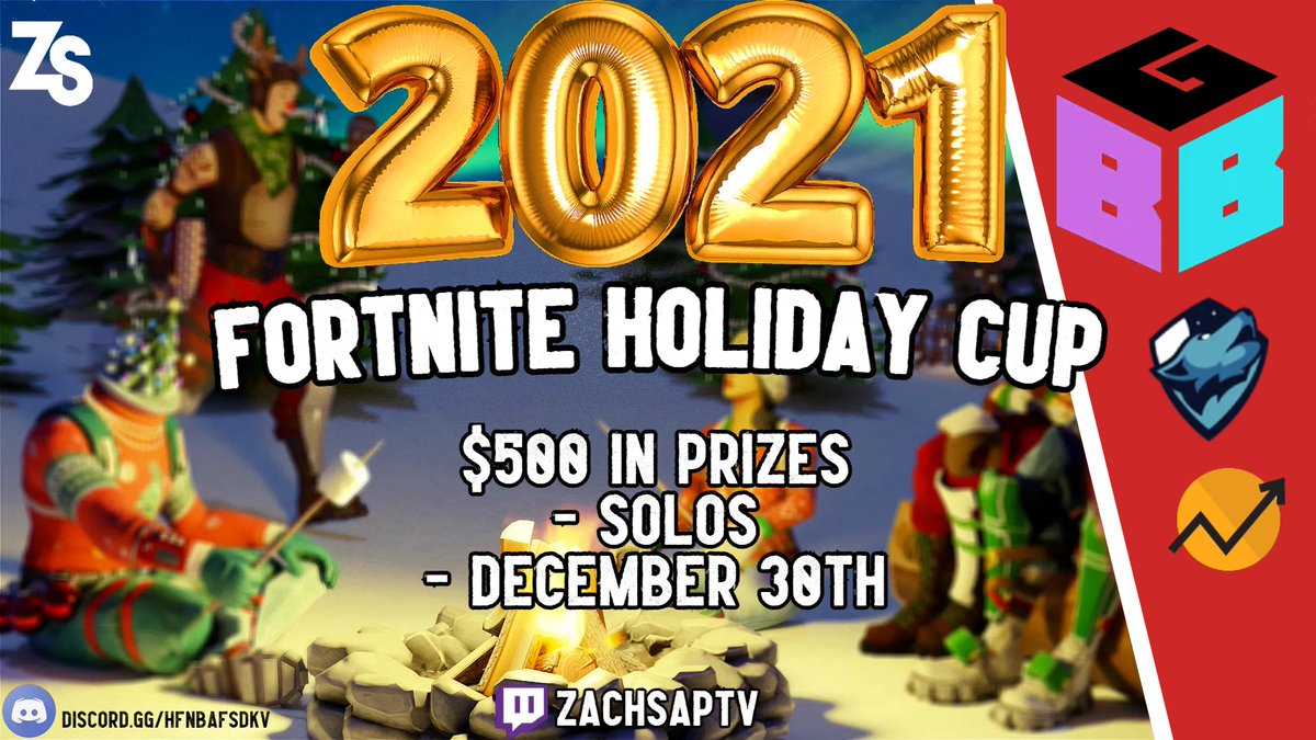 ZachSaps's tweet photo. Fortnite Holiday Cup | $500 Prize Pool💰
in partnership w/ @builtbygamers 

Sign up NOW here : https://t.co/YCLcld6saW https://t.co/fQz1FwyyVl