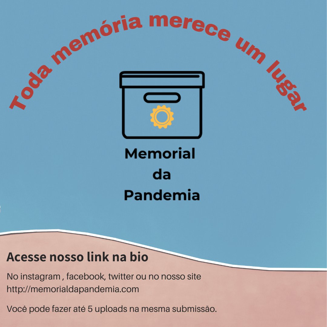 #MemorialDaPandemia #Coronavirus #VacinasJa #UnidosSomosMaisFortes #Acervo #Historia #Memoria
memorialdapandemia.com
Guarde sua memória no nosso acervo: forms.gle/rKJLaJiSq2umkg…