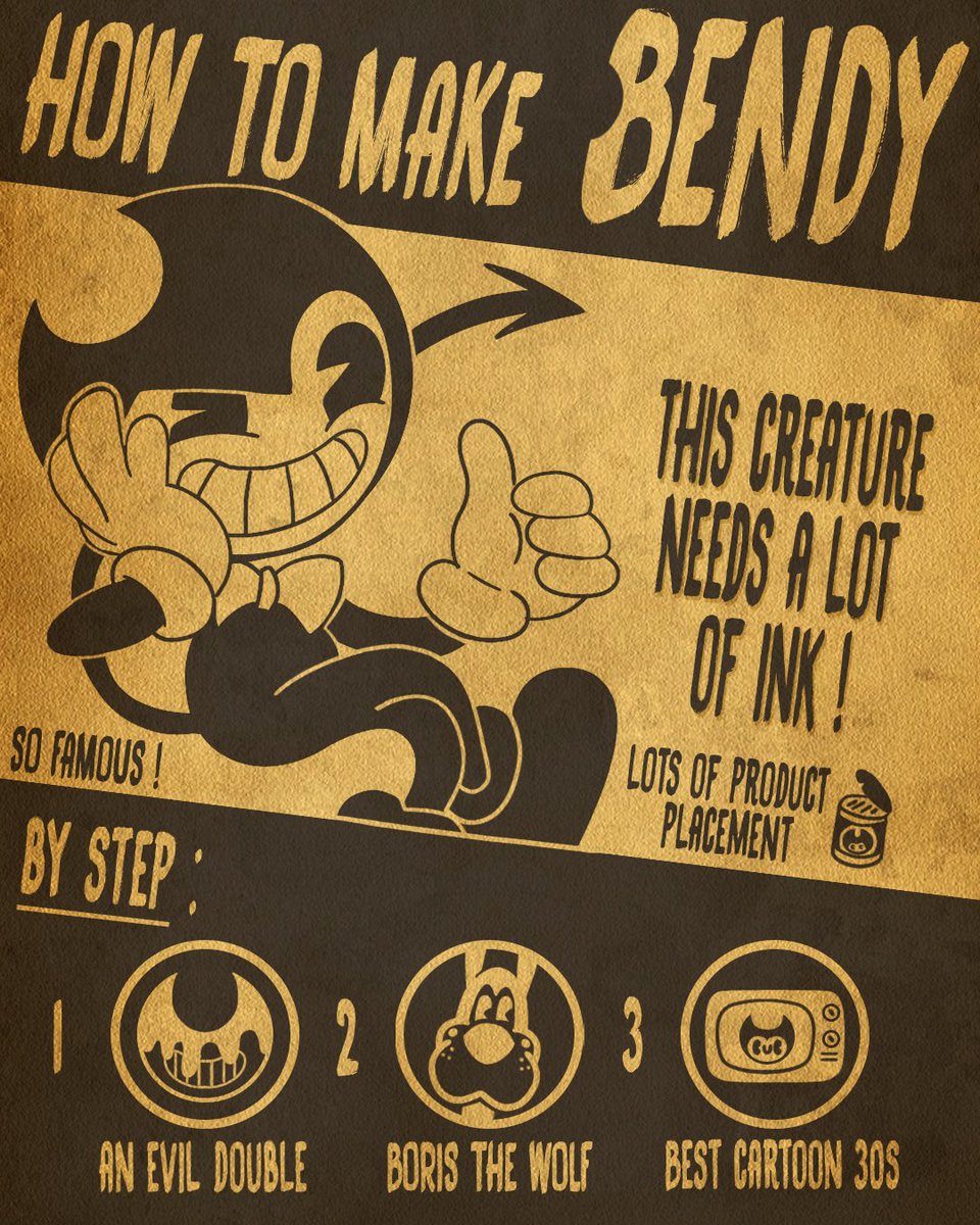 littlebig_head's tweet photo. Hellooo, voici une affiche de bendy !

#BENDY #illustration #digitalart #digitalpainting #drawing https://t.co/IywqpHyaAd