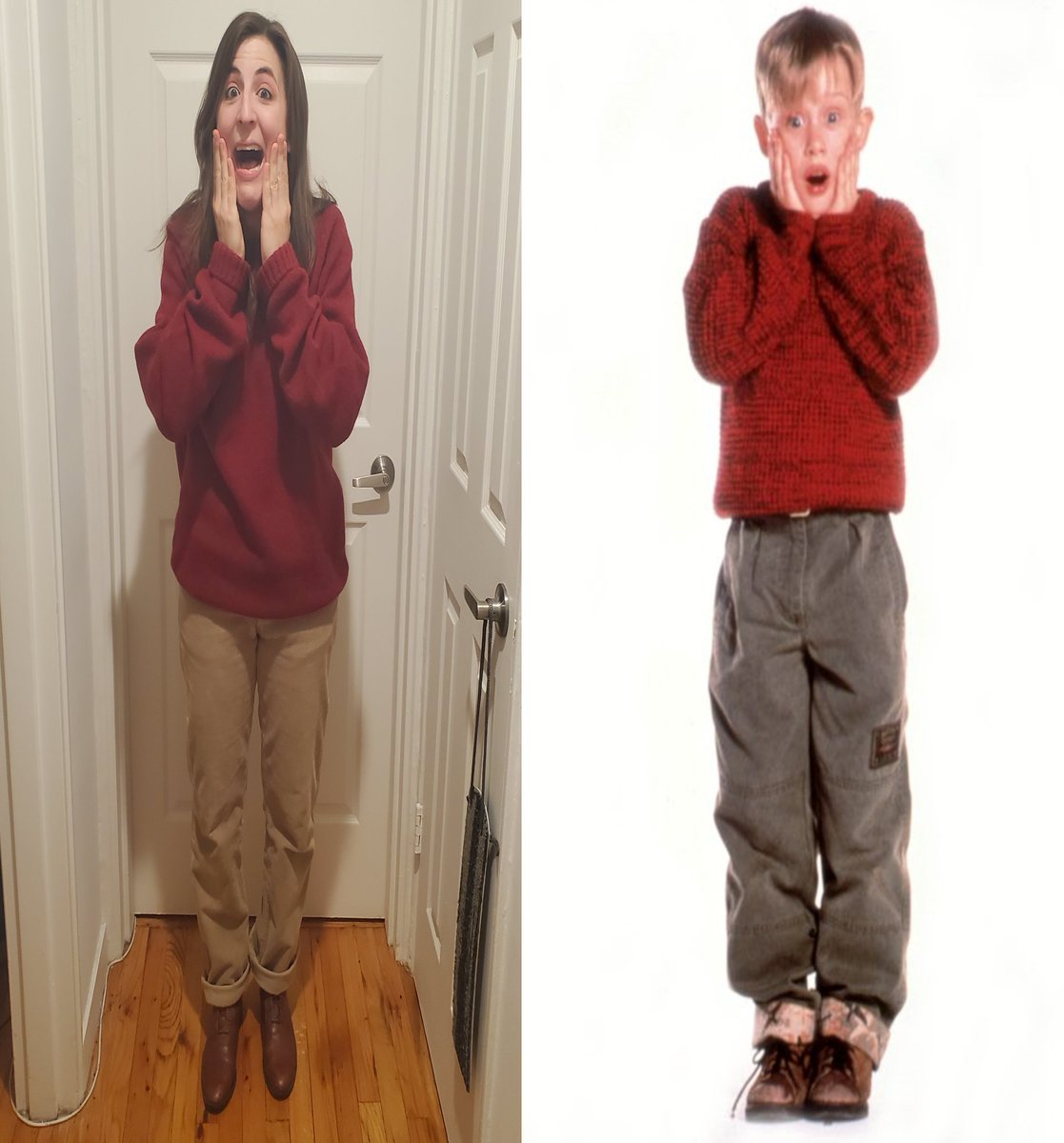 ThePastaFace's tweet photo. @QuissyTV said I'm dressed like Kevin McCallister today and honestly I haven't been the same since.... https://t.co/u8gViDWETn