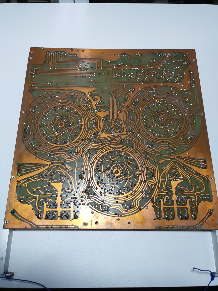 The most beautiful vintage PCB I've ever seen. No idea what it's for or where it's from...