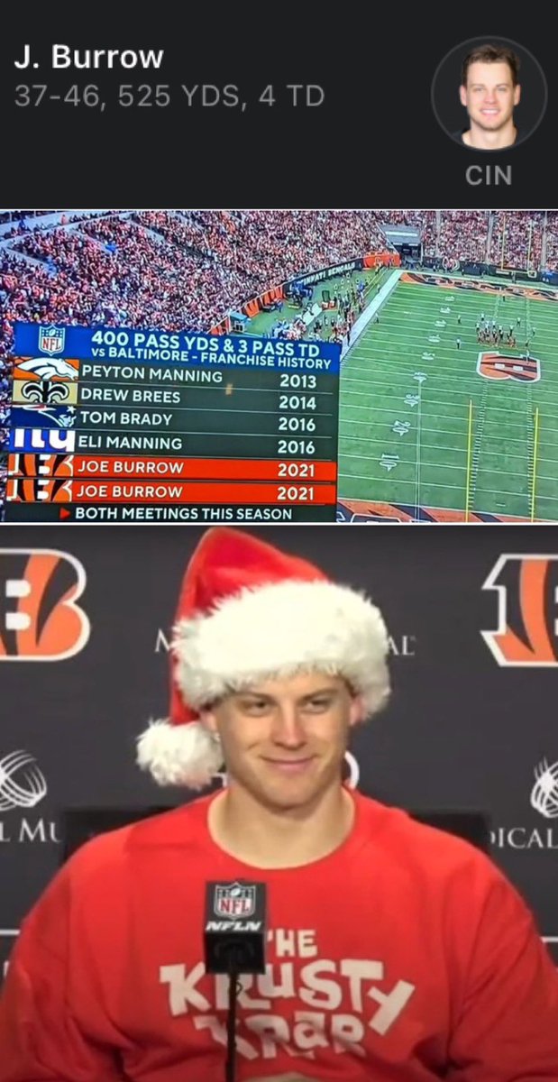 PardonMyTake's tweet photo. Have a day Joe Burrow https://t.co/T3RG4PcuqS
