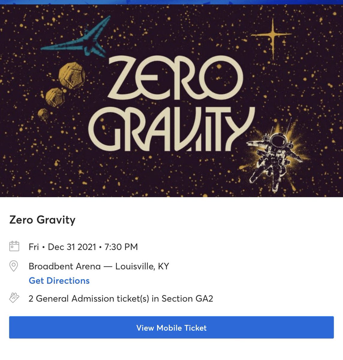 naaatalieeeeee's tweet photo. anyone need 2 tix for zero gravity?? have 2 for sale for face + fees. pls rt https://t.co/kzeyGl6HUb